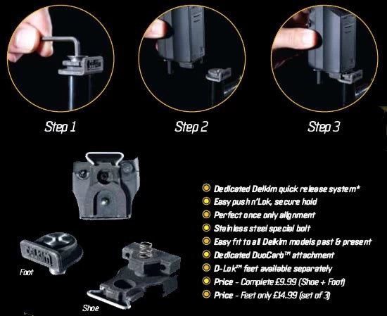 Delkim D Lok Tm - Quick Release System - Complete 4 Delkim D Lok Tm - Quick Release System - Complete - Afbeelding 2