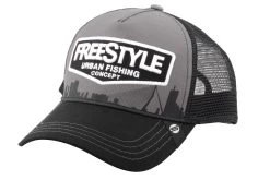 Freestyle Trucker Cap Gray Front
