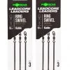 KORDA Leadcore Leader + Ring Swivel -Fishing Gear Verkoop korda leadcore leader ring swivel