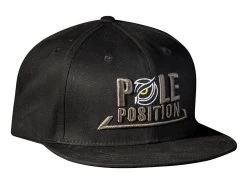 Pole Position Flat Cap Black