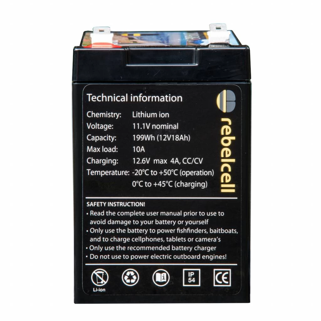 Rebelcell 12V 18A Accu 4 Rebelcell 12V 18A Accu - Afbeelding 2