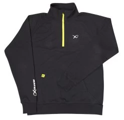 Minimal Black/marl + Lime 1/4 Zip -Fishing Gear Verkoop matrix fishing minimal black marl lime 1 4 zip 1