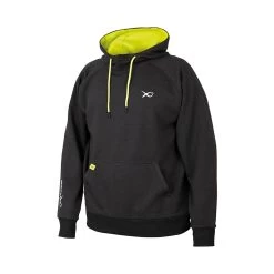 Minimal Black Marl Lime Hoody