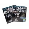 Preston Pr36 15" Hair Rigs With Bait Bands (barbless) **UITLOPEND**
