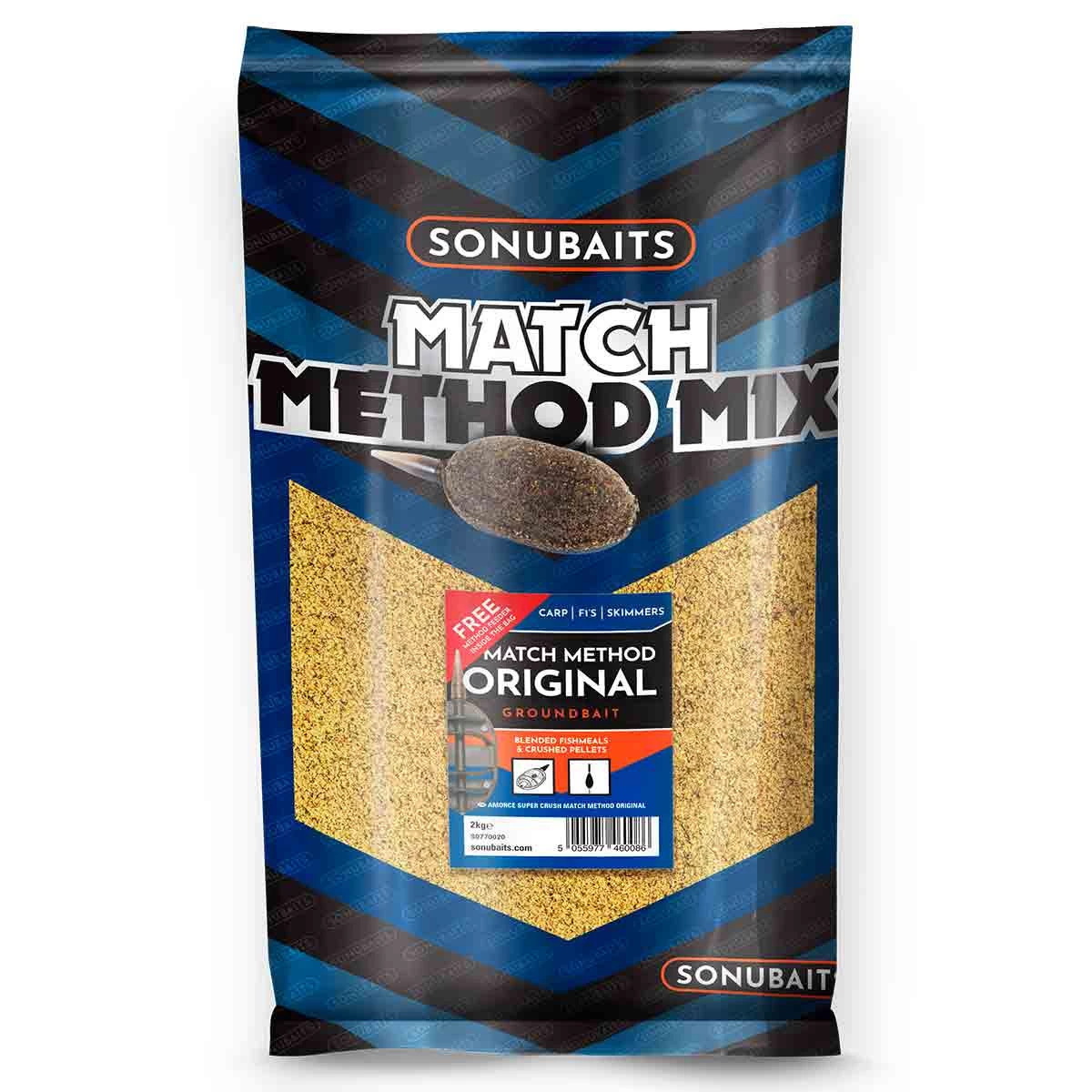 Sonubaits Groundbait Match Method Mix Original 3 Sonubaits Groundbait Match Method Mix Original